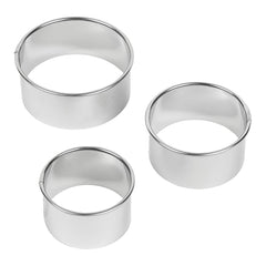 Pastry Round Cutters Pack of 3
