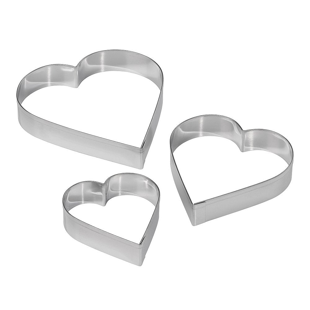 Pastry Heartshaped Cutters Set of 3