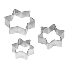 Pastry Star Cutters Set of 3