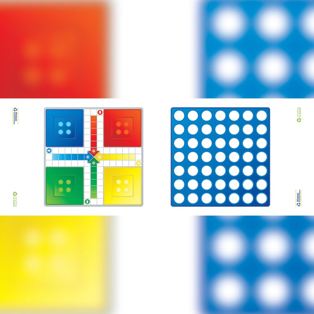 GAME BOARD LUDO AND CONNECT 4