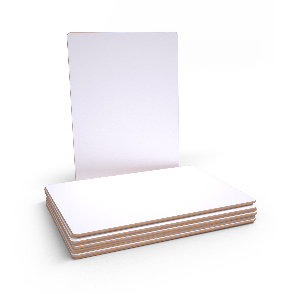 Show-me Pack of 10 x A4 Rigid Plain Drywipe Lapboards