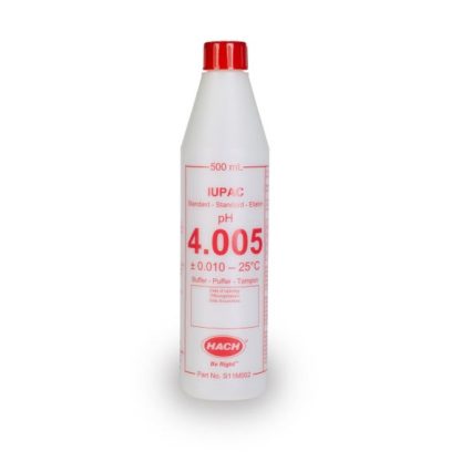 Hach pH 4.005 Buffer Standard Solution - 500mL