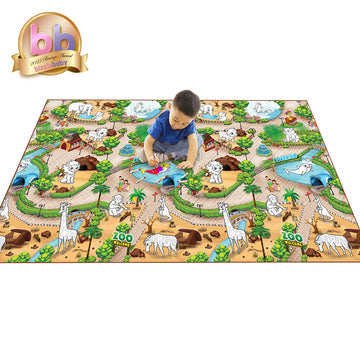 Award Winning! XL Colour n Wipe Zoo Playmat 200x120 cm - New , each