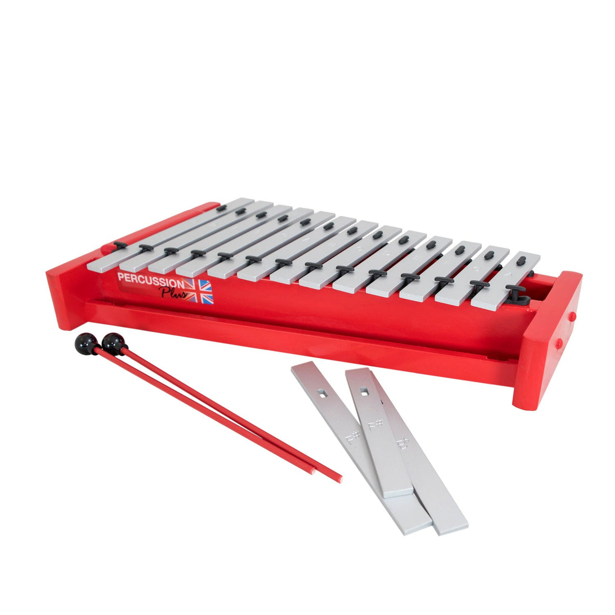 Percussion Plus Classic Red Box alto diatonic glockenspiel