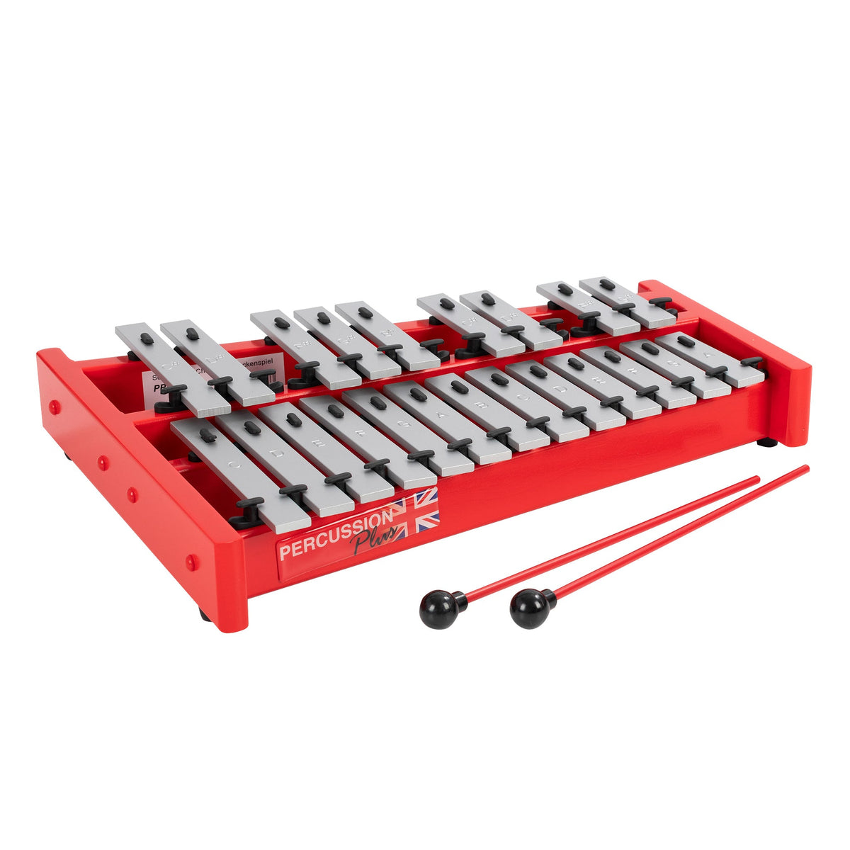 Percussion Plus Classic Red Box soprano fully chromatic glockenspiel