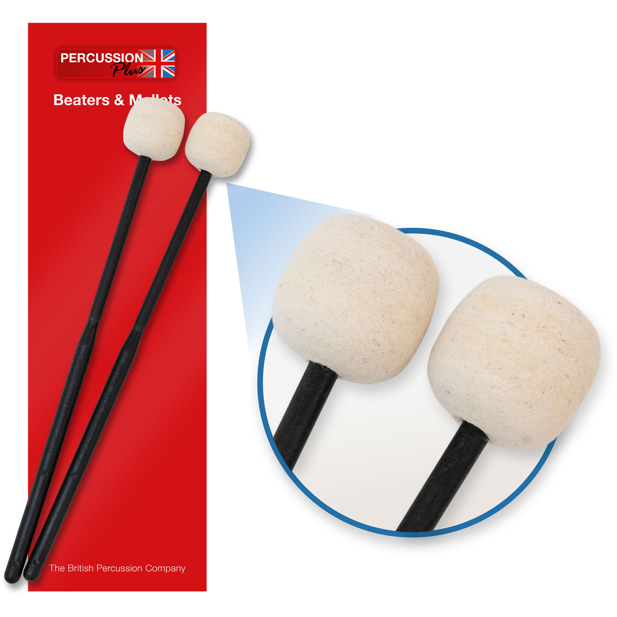 Percussion Plus PP070 felt beaters - hard