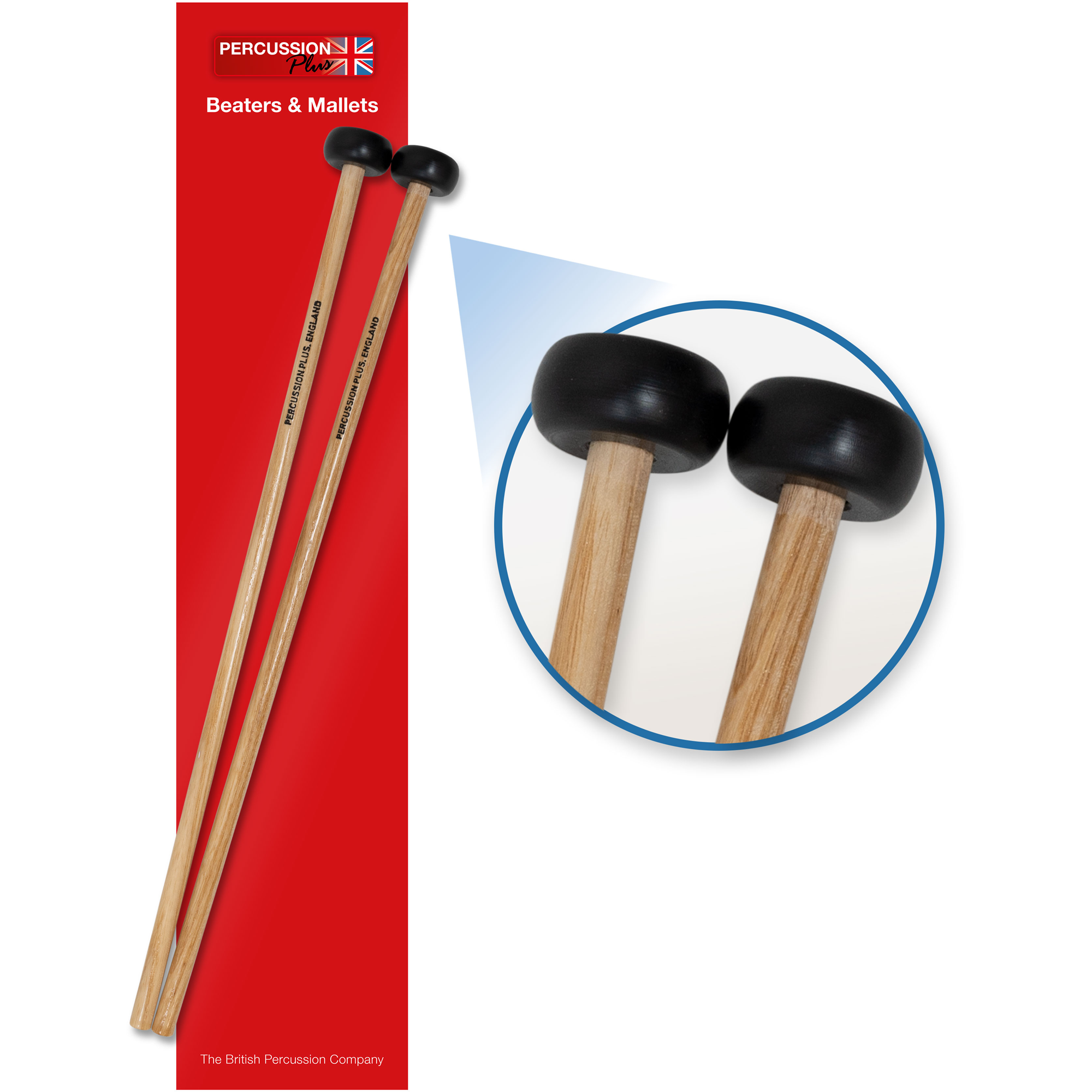 Percussion plus PP078 professional glockenspiel / bell lyra mallets