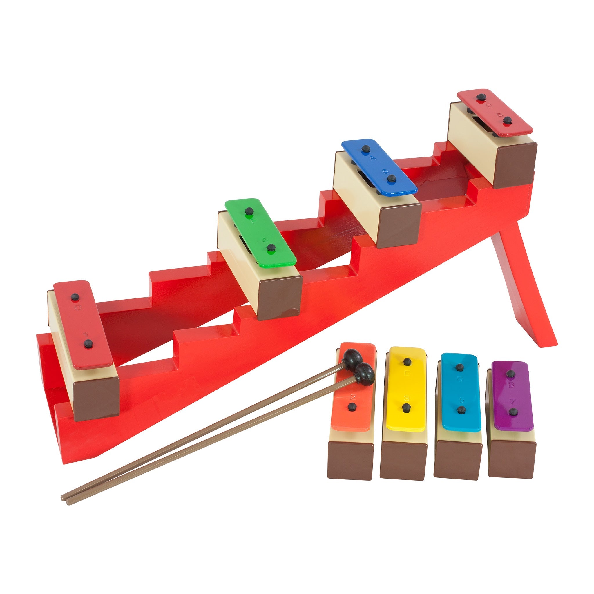 Percussion Plus chime bar step for 8 chime bars