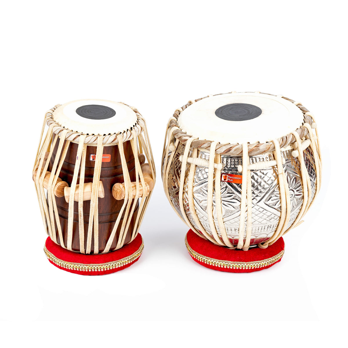 Percussion Plus tabla drum pair with bag