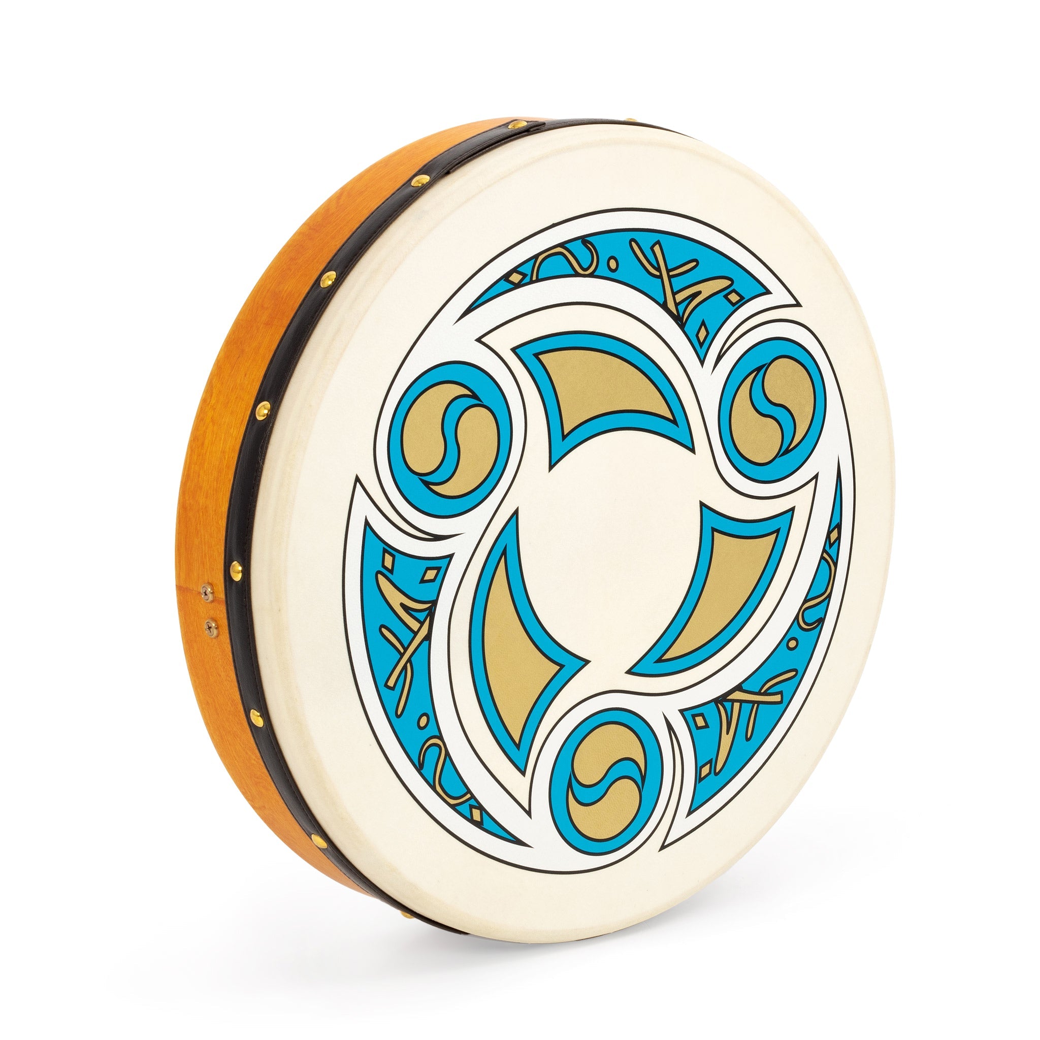 Percussion Plus bodhran 18\" Trinity Celtic design