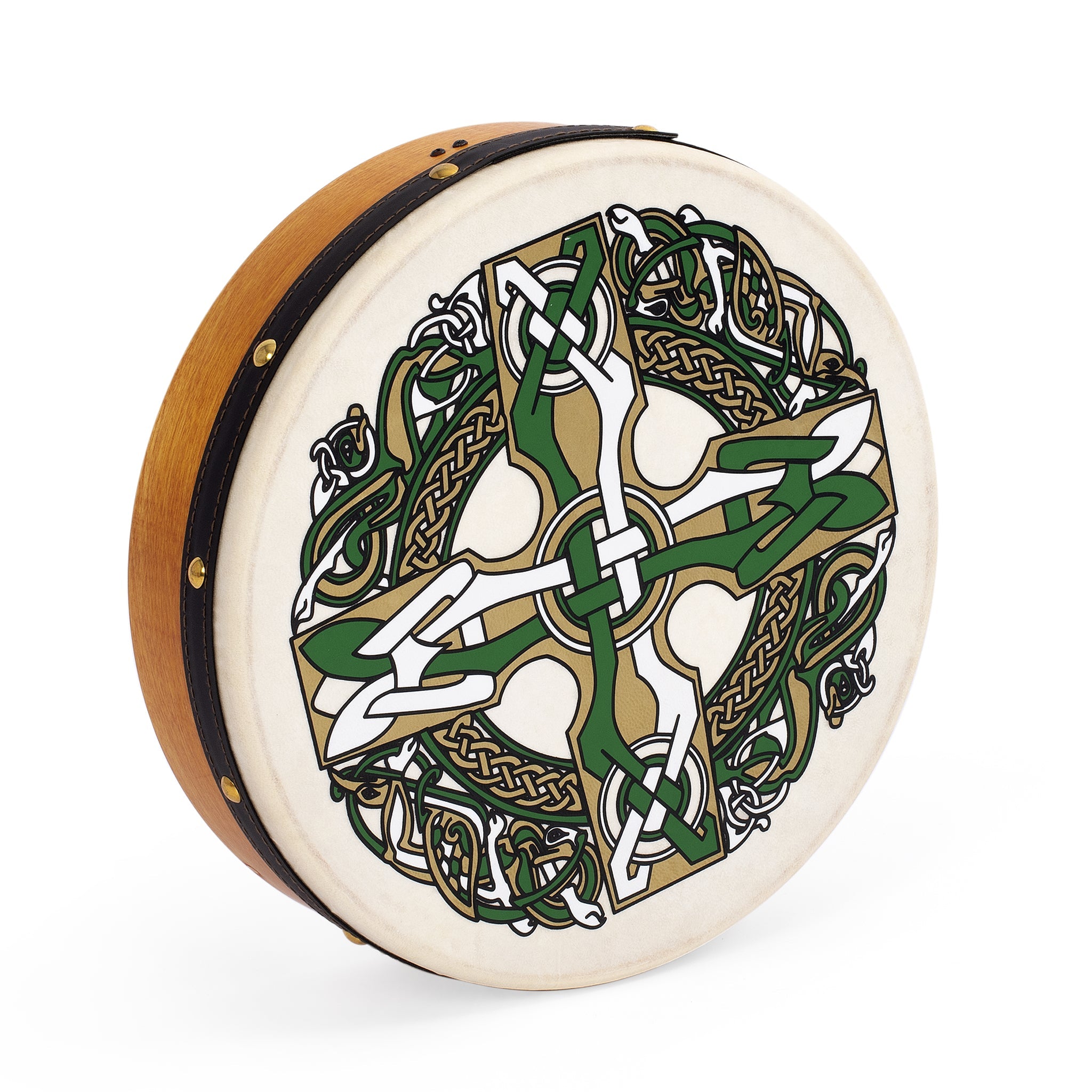 Percussion Plus bodhran 12\" Gaelic Cross with tipper and DVD