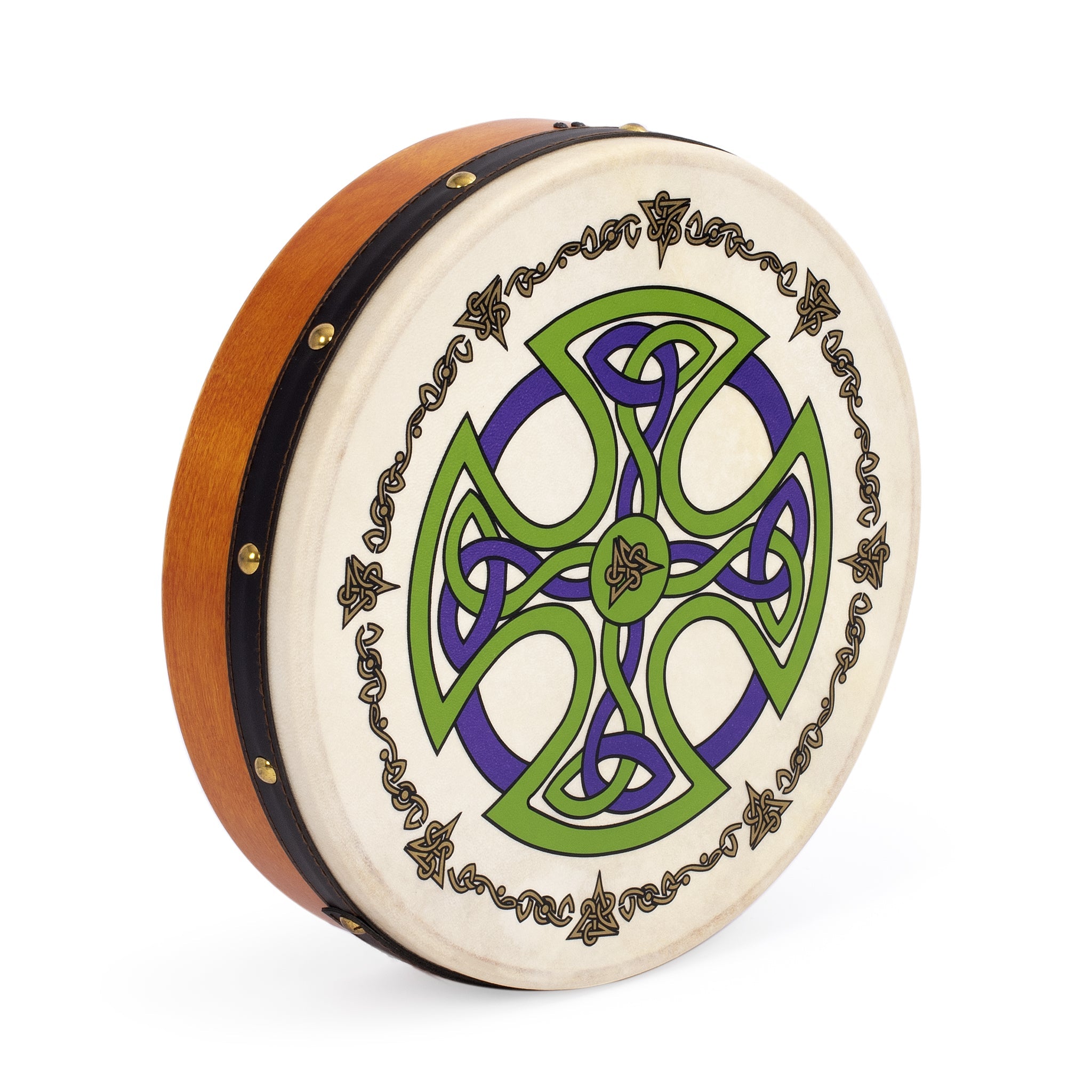 Percussion Plus bodhran 12\" Brosna Cross with tipper and DVD