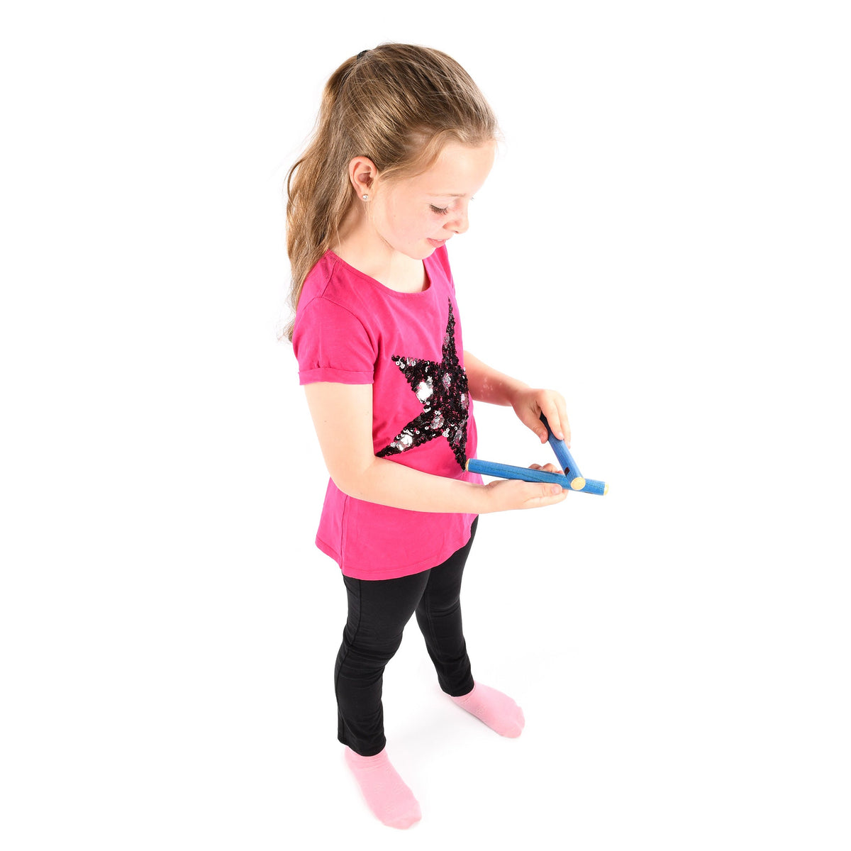 Percussion Plus claves pair - Blue