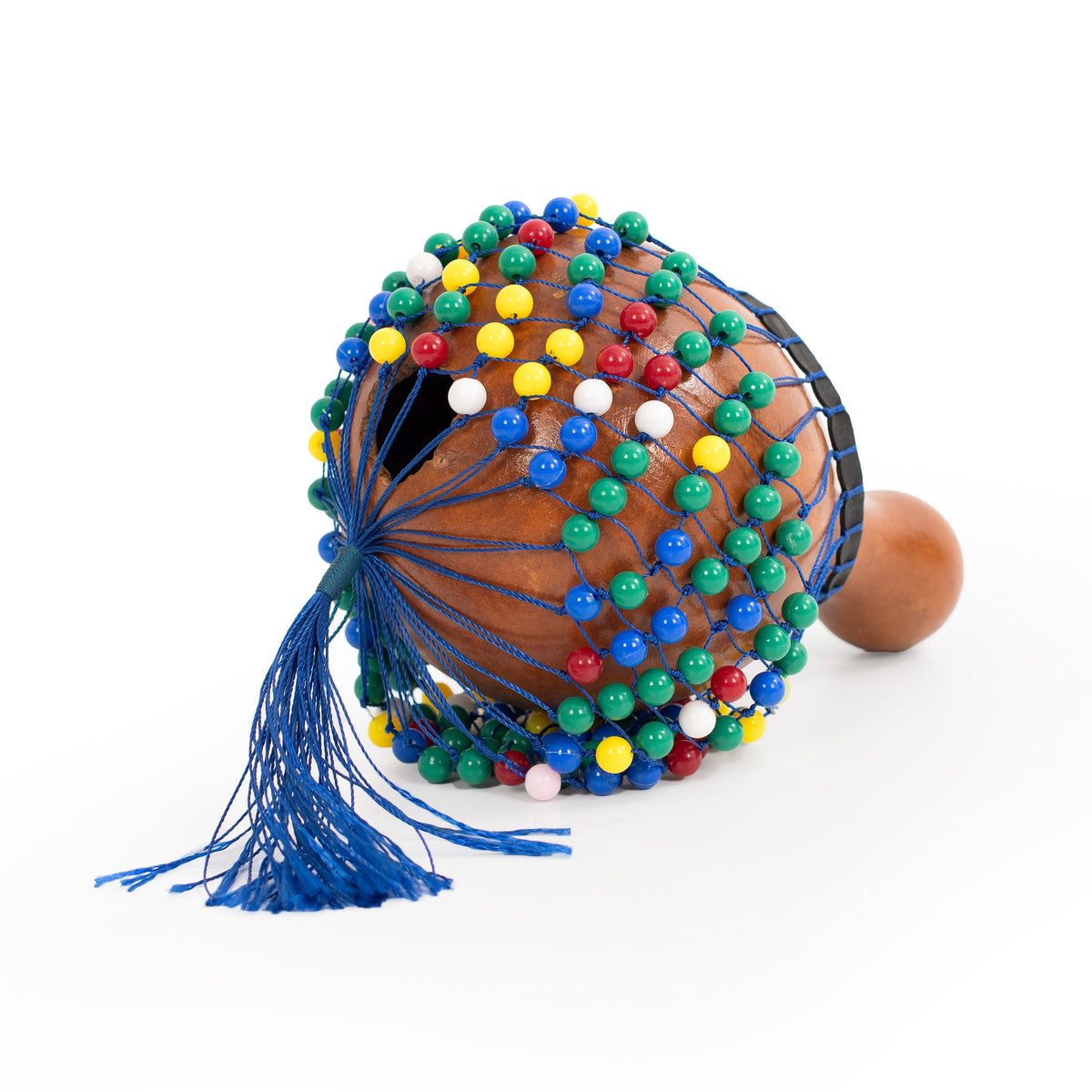 Percussion Plus Honestly Made African cabasa with beads - small