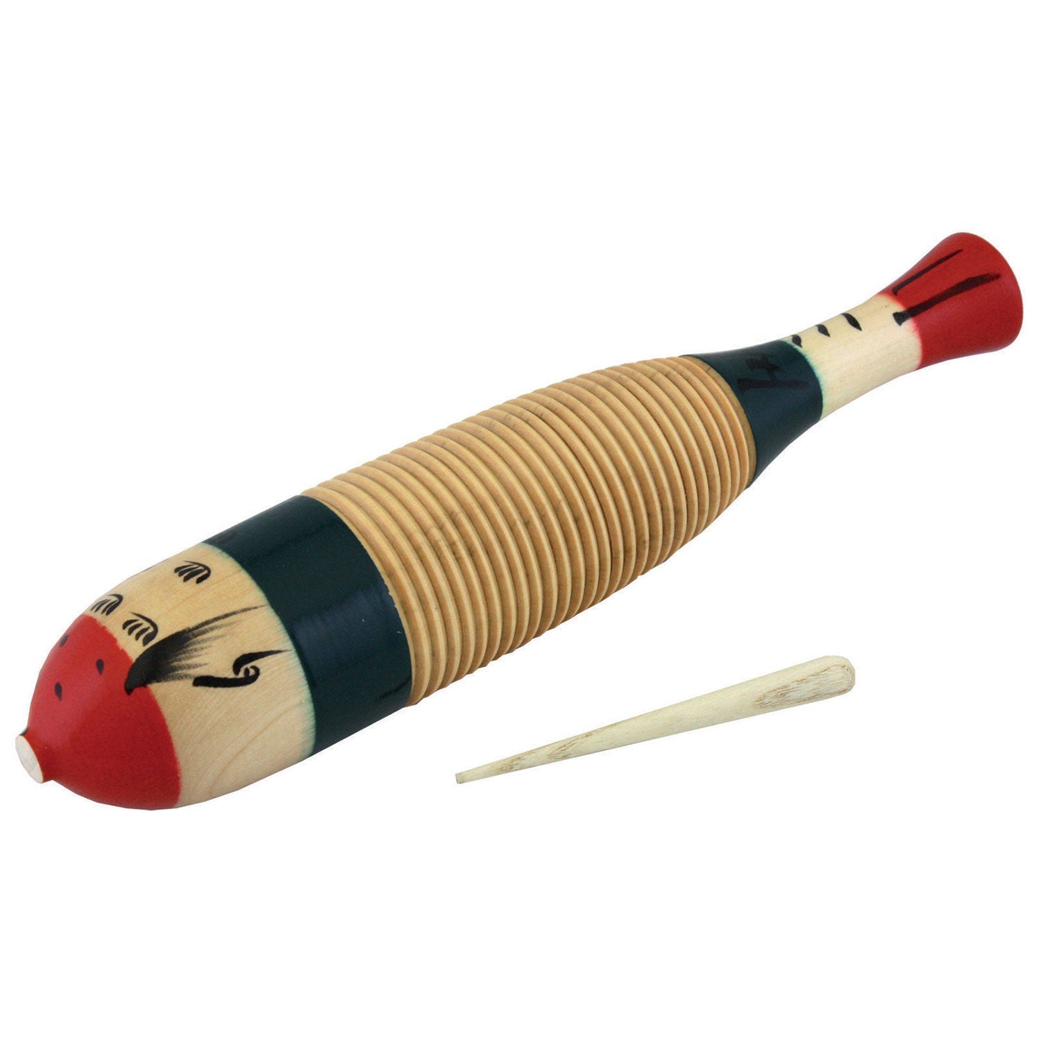Percussion Plus fish shaped guiro with scraper