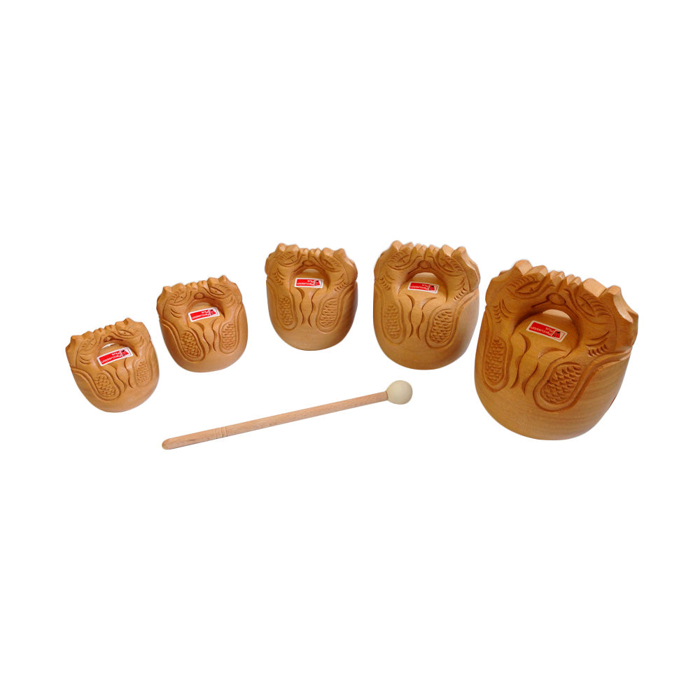 Percussion Plus temple blocks - set of 5