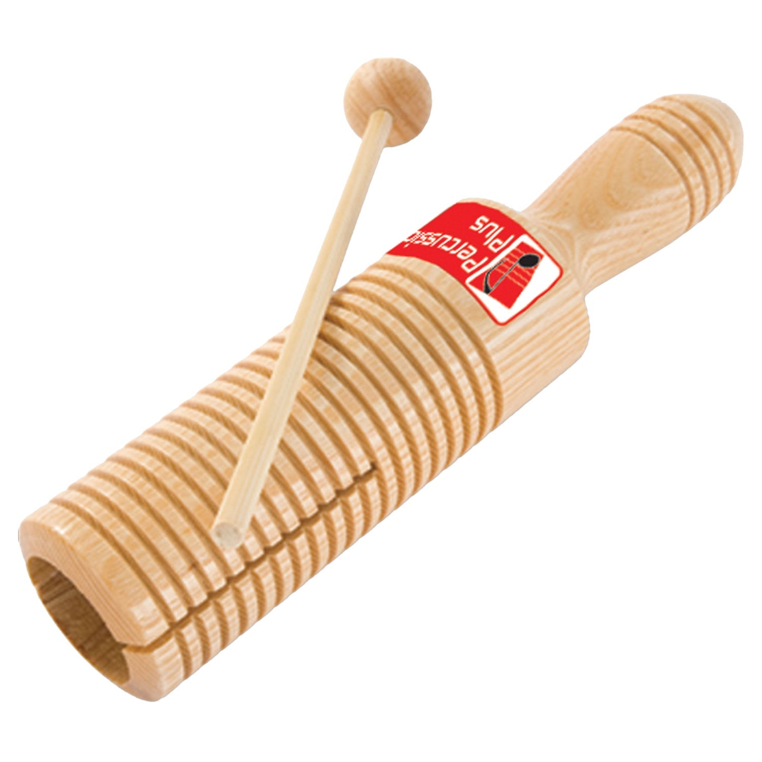 Percussion Plus wooden guiro tone block