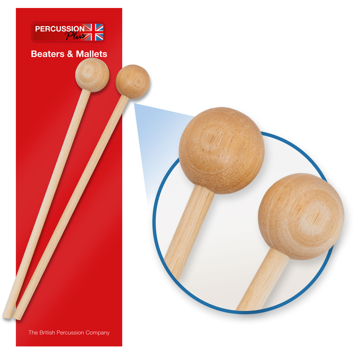 Percussion Plus PP385 wooden beaters - pair