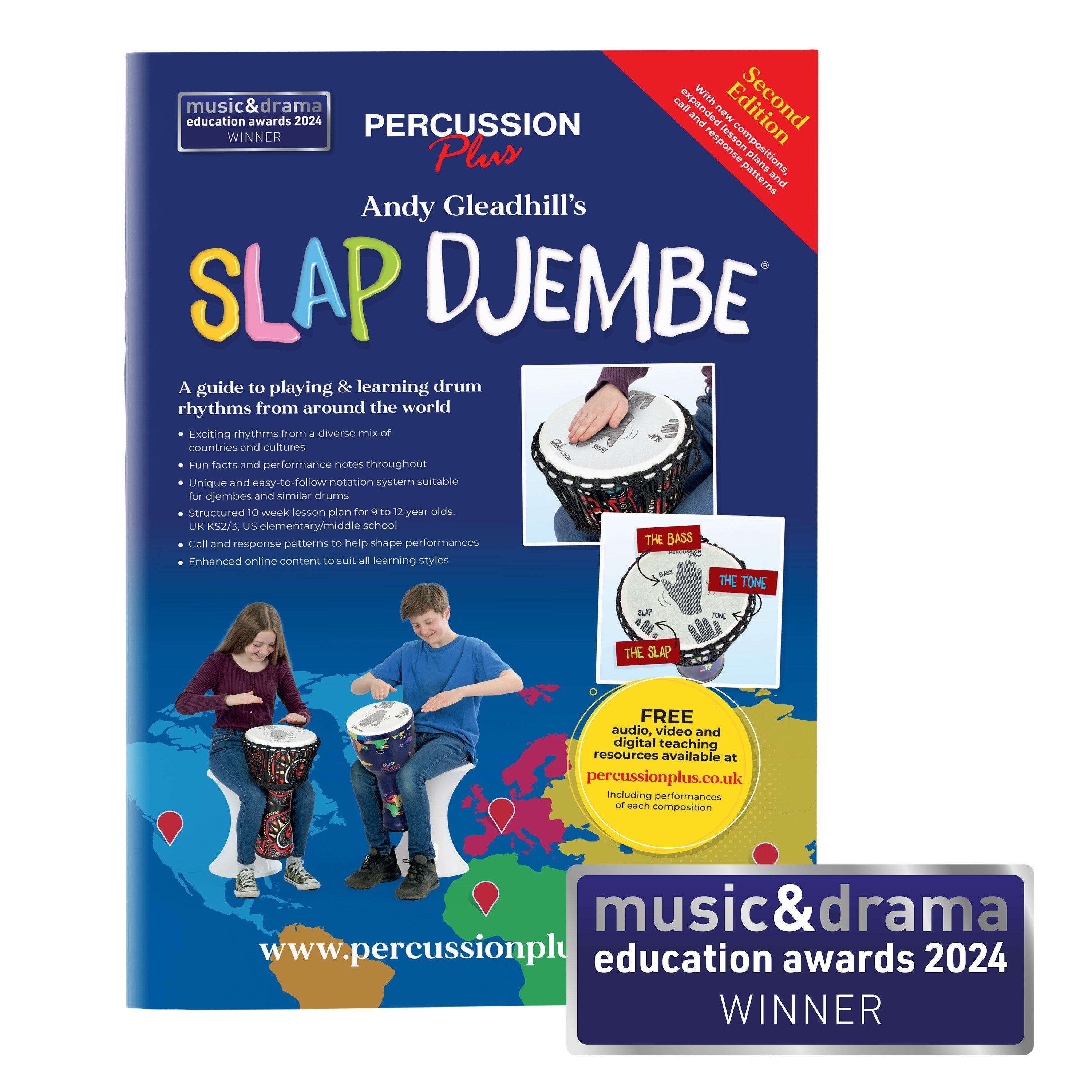 Andy Gleadhill’s Slap Djembe Second Edition - Book with online content