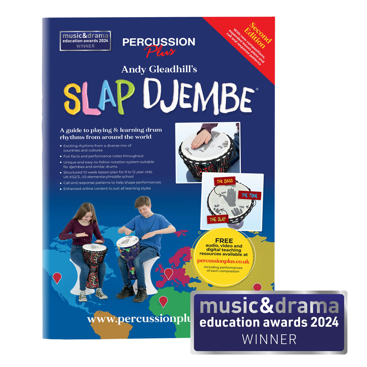 Andy Gleadhill’s Slap Djembe Second Edition - Book with online content