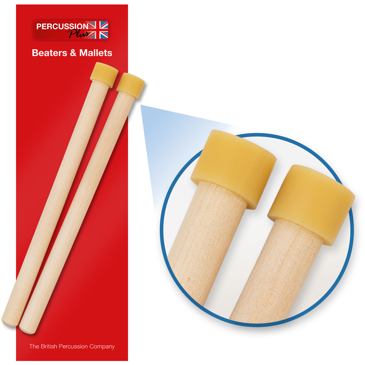 Percussion Plus PP458 lead steel pan sticks