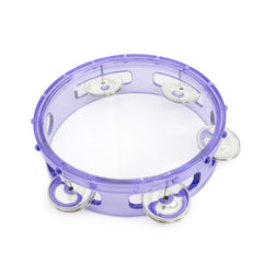 Percussion Plus 6\" transparent tambourine - Purple