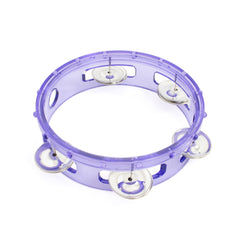 Percussion Plus 6\" transparent headless tambourine - Purple