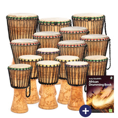 Percussion Plus Ghanaian djembe 15 player pack for secondary education
