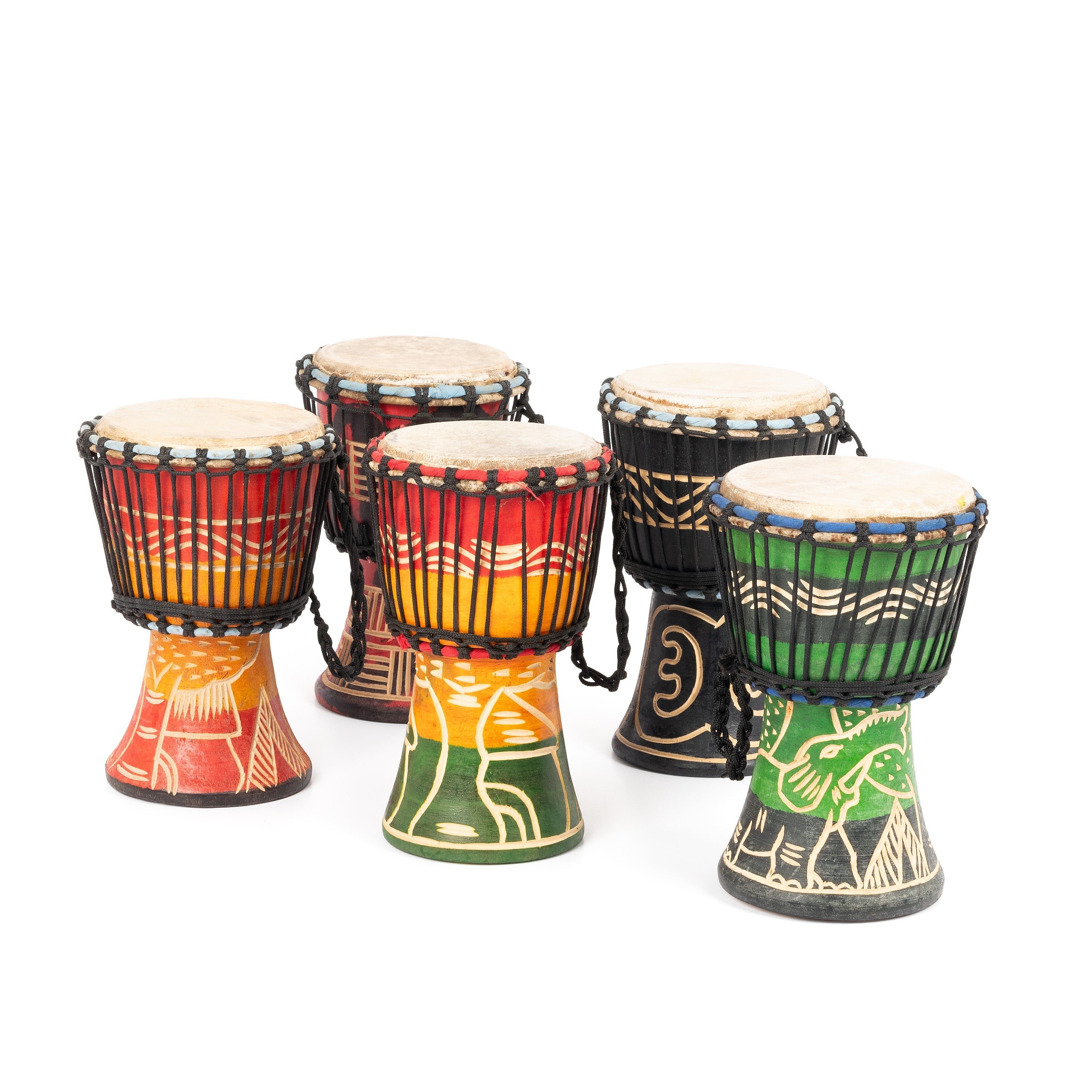 Percussion Plus Honestly Made Ghanaian mini djembe - 6\" head