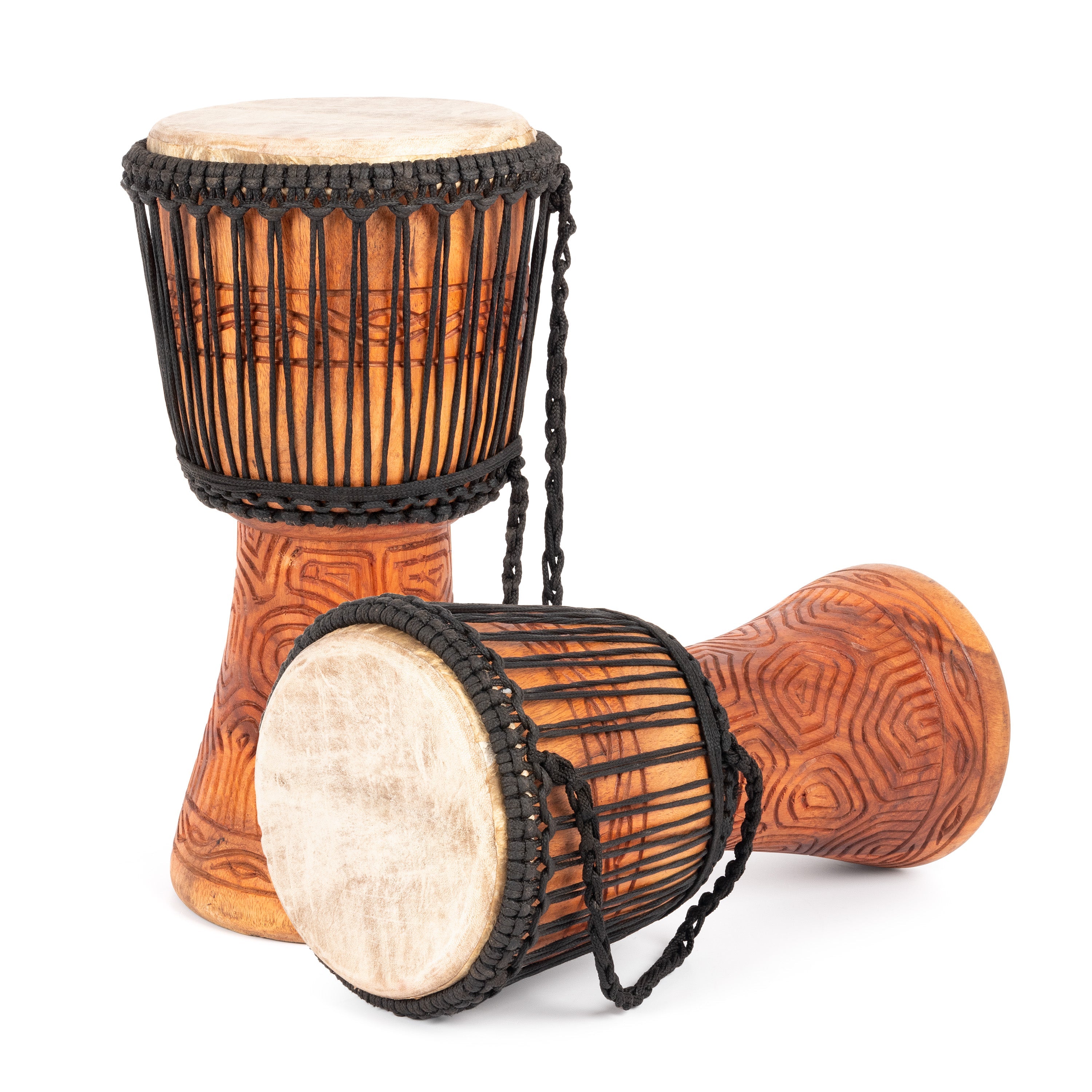 Percussion Plus Honestly Made Ghanaian superior djembe - 9 inch (head)
