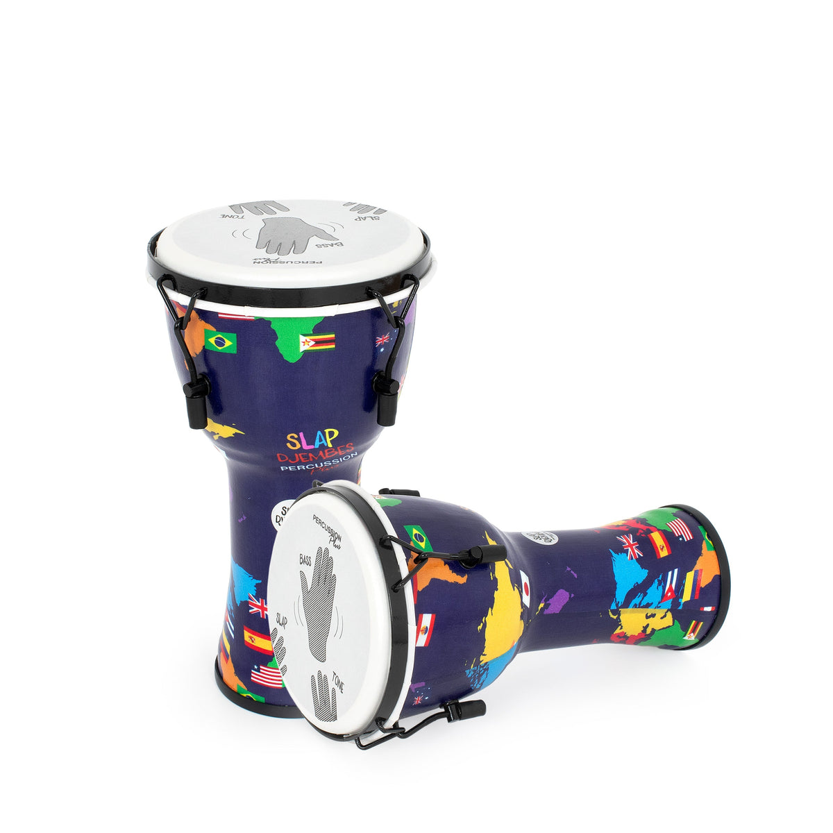 Percussion Plus World Slap Djembe mechanically tuned – 8 inch