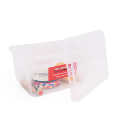 Percussion Plus clear plastic storage box - 31 litres