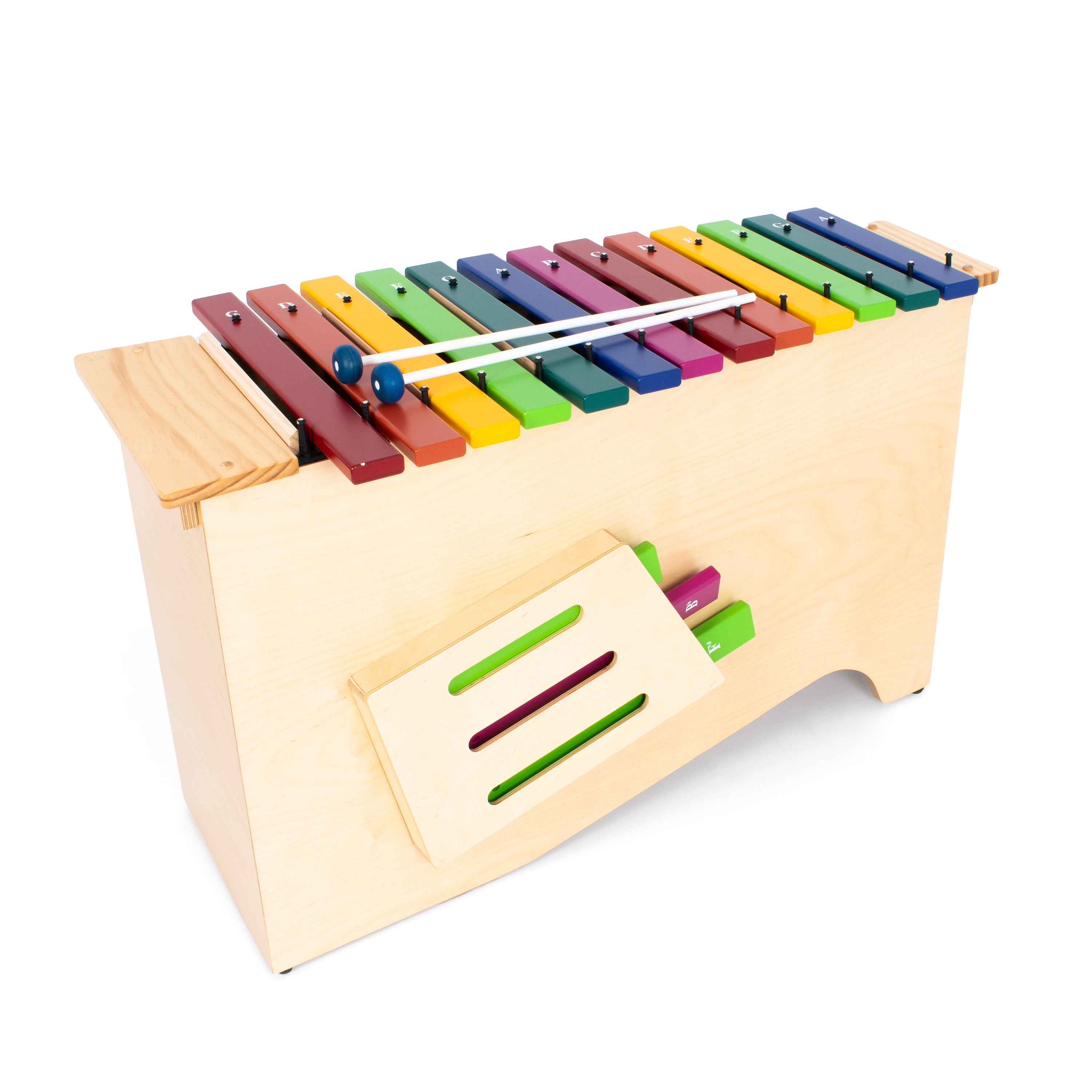 Percussion Plus Harmony bass xylophone with coloured note bars