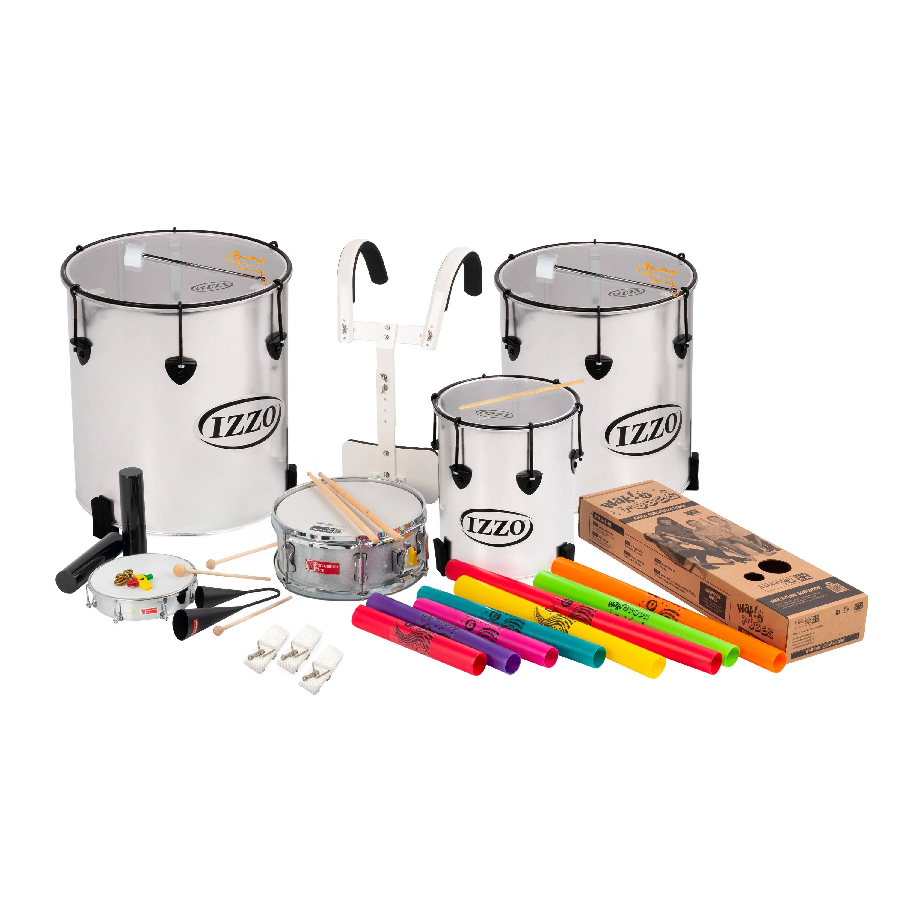 Percussion Plus Street samba pack for 10 players