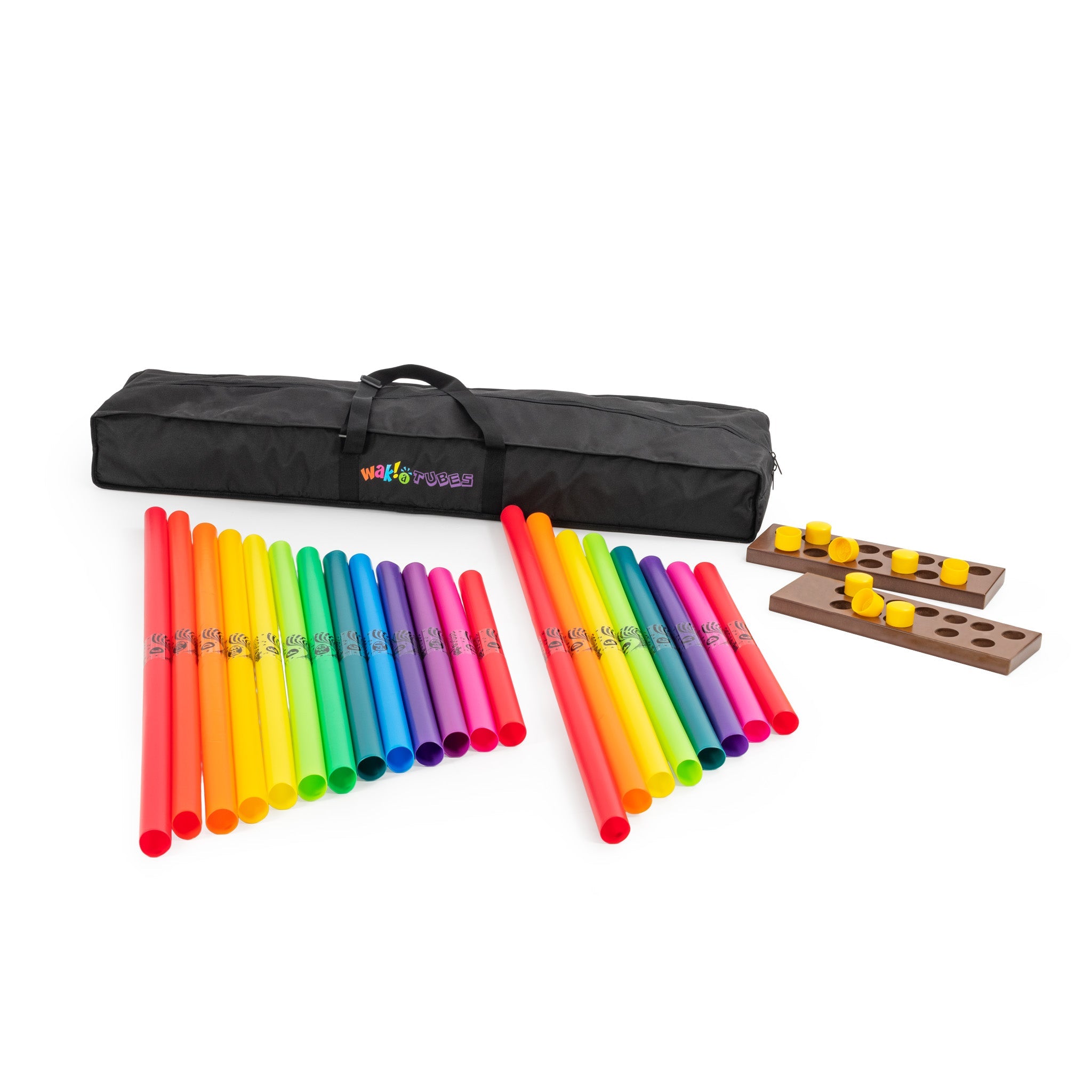 Wak-a-Tubes 21 player classroom pack - bass octave (with bag)