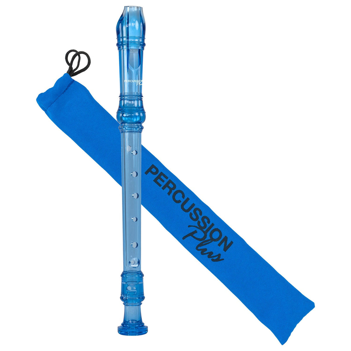 Percussion Plus PP912 descant recorder - Transparent blue