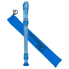 Percussion Plus PP912 descant recorder - Transparent blue