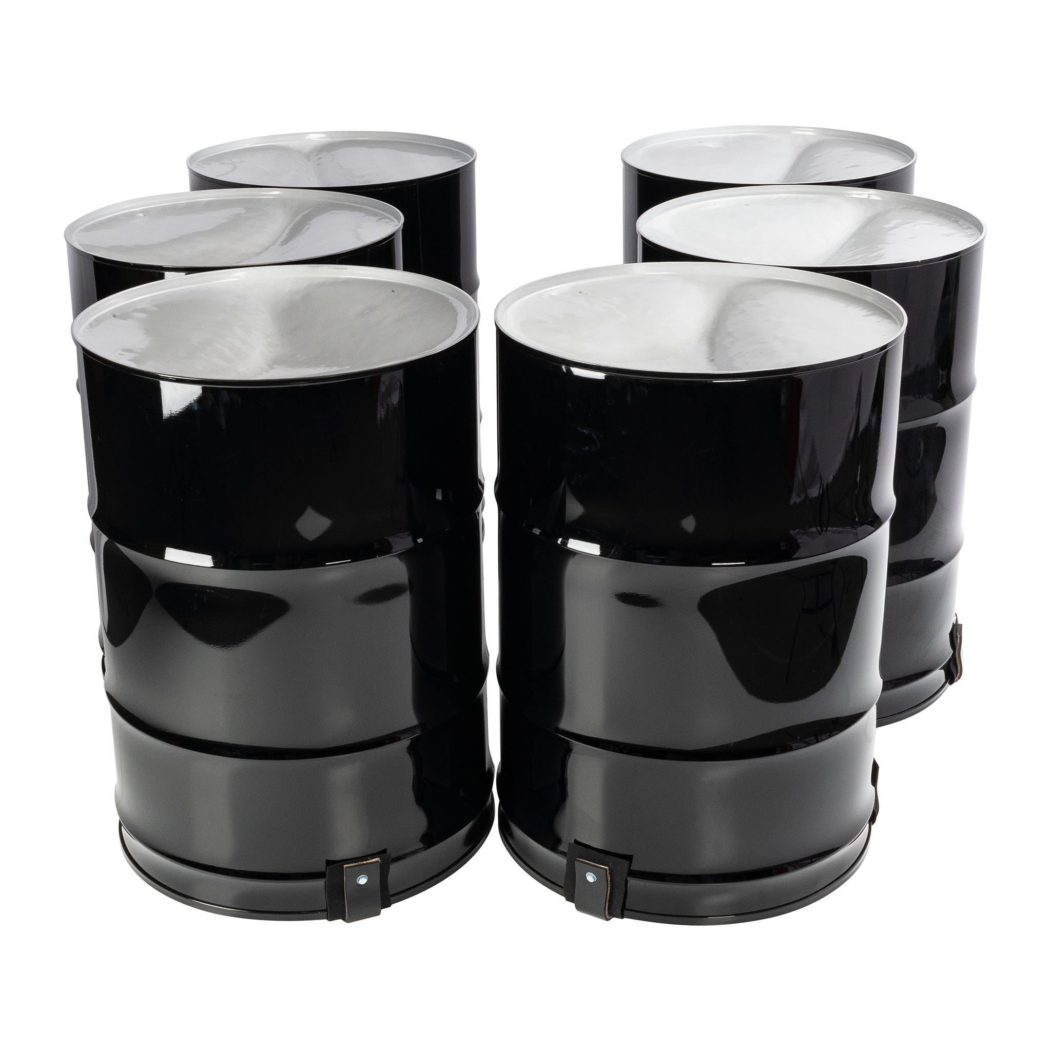 Percussion Plus Hammer Series six bass steel pans - painted finish