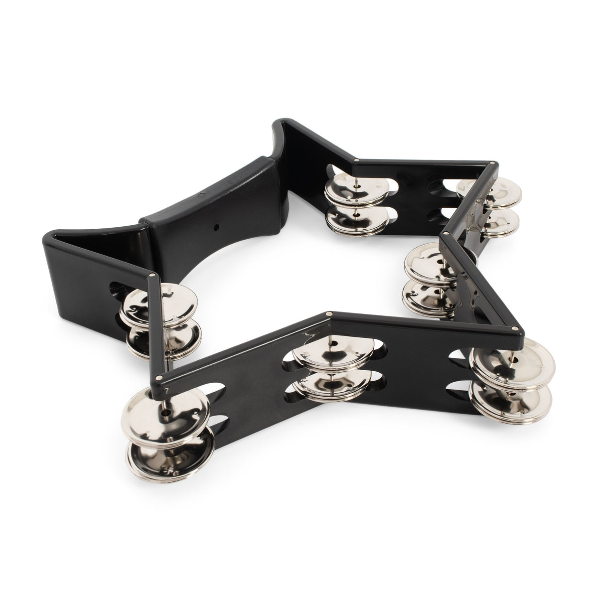 Percussion Plus star tambourine - Black