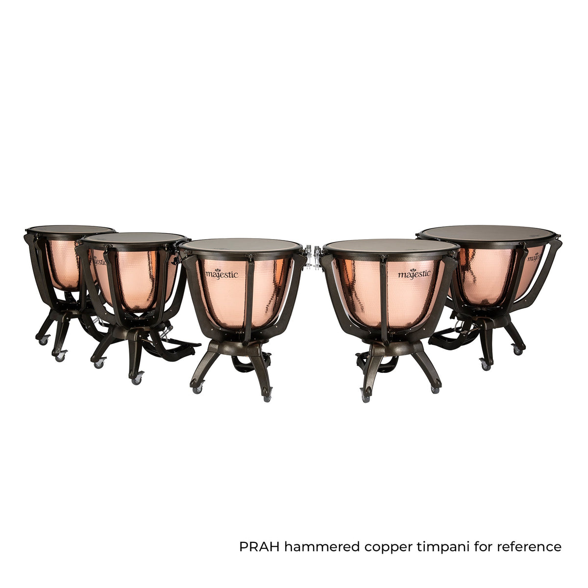 Majestic Prophonic polished copper deep cambered timpani - 26\"