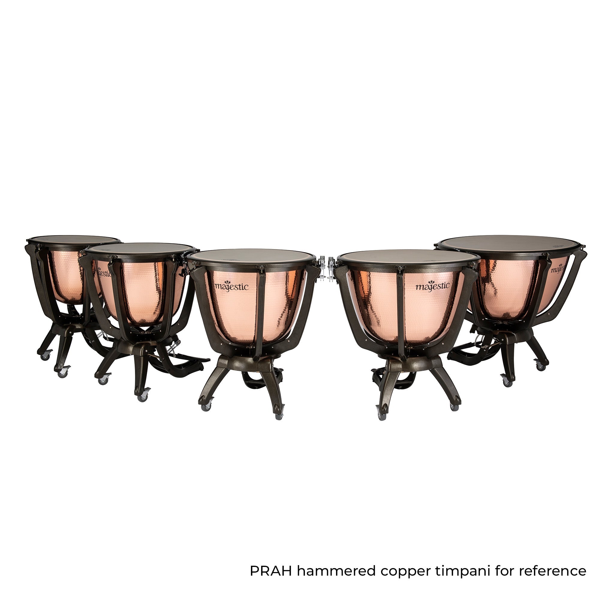 Majestic Prophonic polished copper deep cambered timpani - 32\"