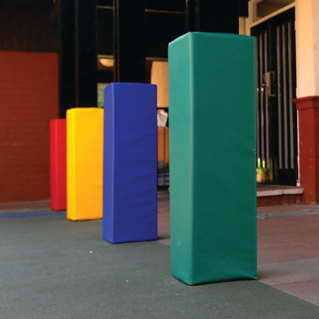 PILLAR SAFETY PAD 1.8M X 100 X 100MM, GREEN