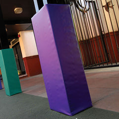 PILLAR SAFETY PAD 1.8M X 125 X 125MM, BLUE