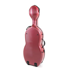 Gewa Pure Rolly polycarbonate cello case with wheels - Red