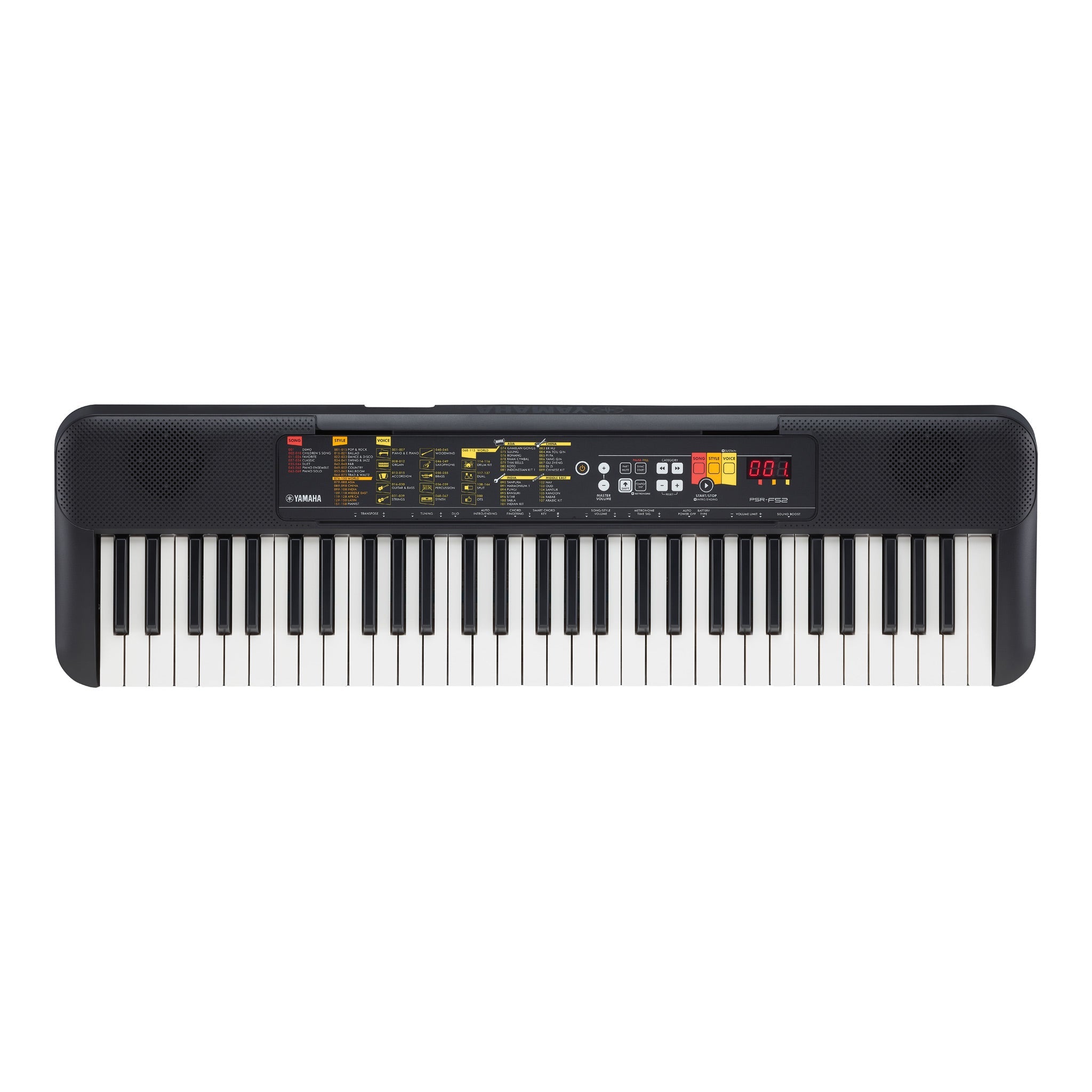 Yamaha PSRF52 portable keyboard
