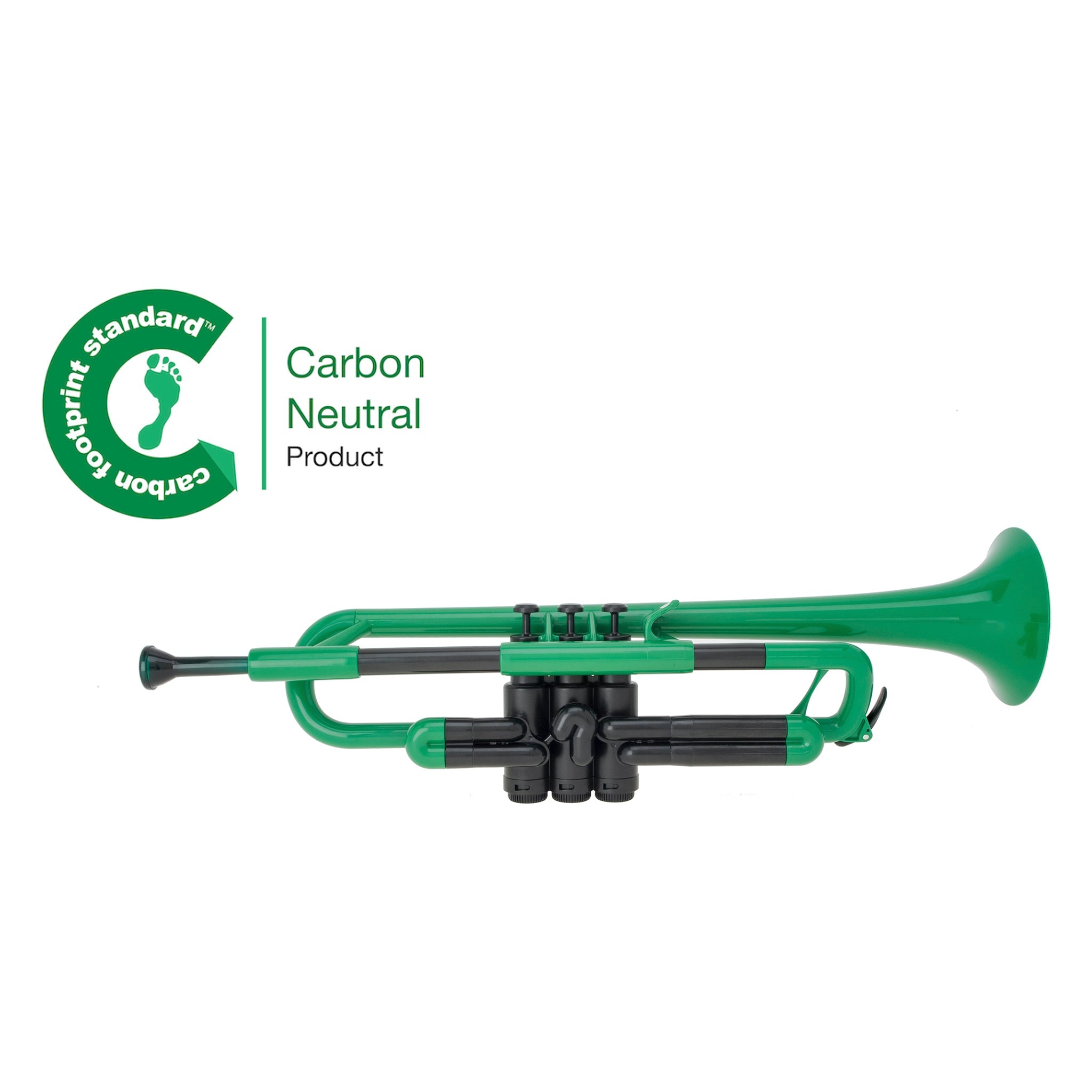 pTrumpet plastic Bb trumpet outfit - Green