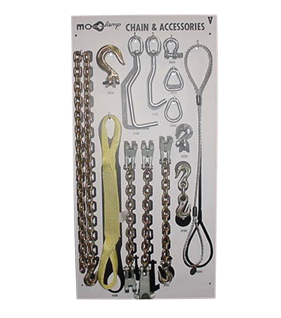 CHAIN + ACCESSORIES 15PC TOOLS W/BOARD