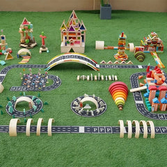 240-Piece Senior Class Railway Blocks