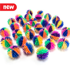 Rainbow Spiky Sensory Balls, pack of 24