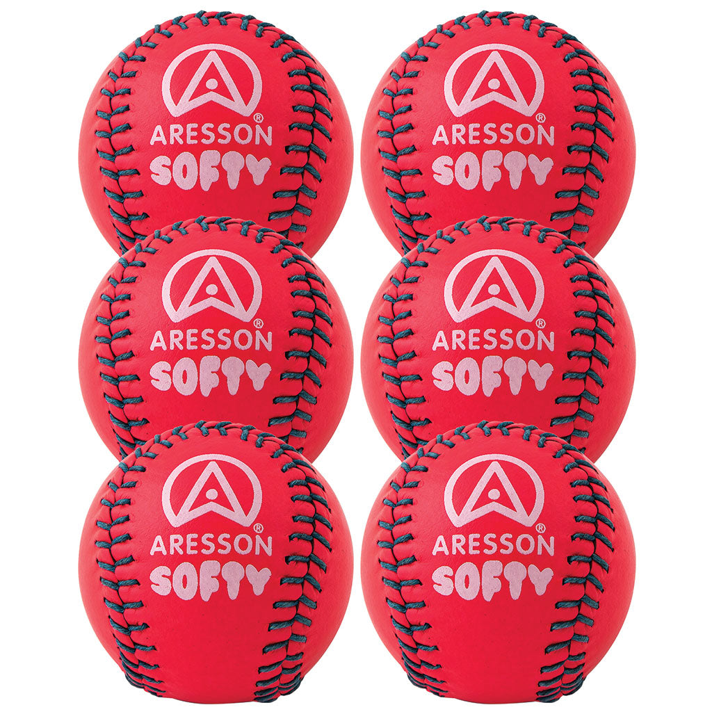 ARESSON SOFTY ROUNDERS BALL PINK, SET OF 6